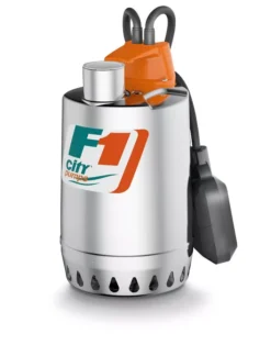 Pompe Pour Eaux Usagées 230V Câble 5m CITY PUMPS - Débit 10'800 L/h - F1-50-VORTEX